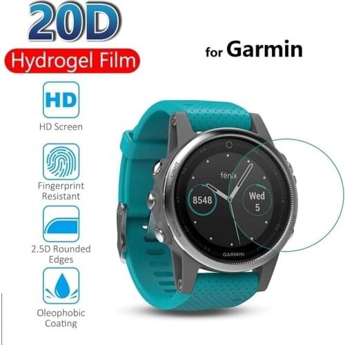 Protective Hydrogel Film for Garmin Fenix 5 5S 5X Plus Fenix 6 6S 6X Pro (Not Glass) Screen Protector Protection Film Foil