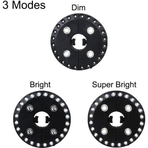 Patio Umbrella Light 3 Brightness Modes Cordless 28 LED Lights AA Battery Operated,Umbrella Pole Light for Patio Camping Tents