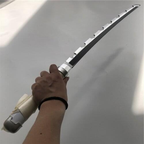 1:1 Kimetsu no Yaiba Sword Weapon Demon Slayer Hashibira Inosuke Cosplay Sword Anime Ninja Knife wood toy 80cm