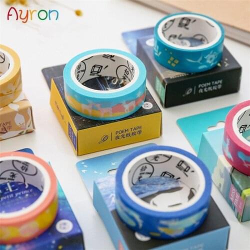 1 pcs Misstime Paper Masking Tapes Japanese WashiTape Diy Scrapbooking Sticker Stationery School Supplies