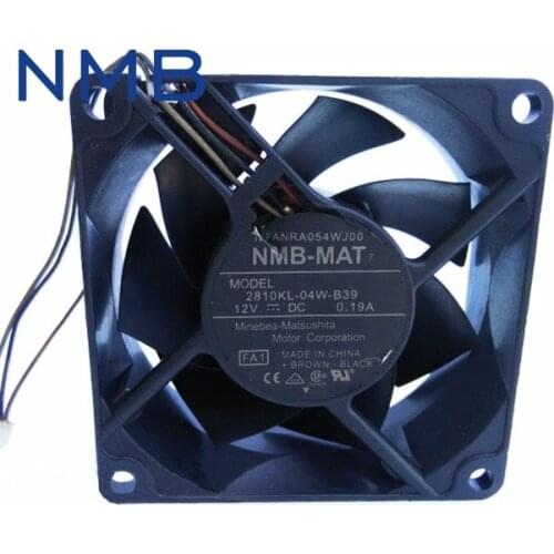 2pcs 2810KL-04W-B39 7025 70*70*25mm 70mm 12V 0.19A projector cooling fan