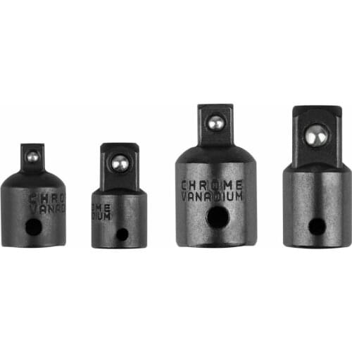 4Pcs Converter Wrench Reducer Air Impact Set 1/2 3/8 1/4 Drive Ratchet Socket Adapter DIY Hardware Tool Parts