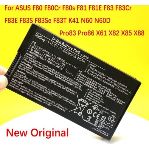 For Asus A32-F80 F80Q F80L F80M F81 F81SE X82SE F83 F50S X61 X61W X61S X61GX X61SL X61Z X61SL X61Z X82L N60D X82C battery