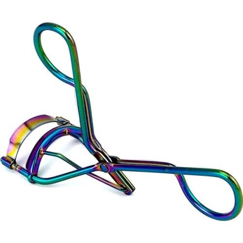 Professional Eyelash Curler Applicator Curling styling Eye Lashes Eyebrow Color Eectroplating Eyelash Curler