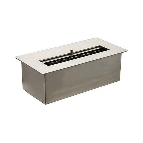 Bio ethanol fireplace stainless steel bio ethanol burner FDB25 with ceramic fiber inside