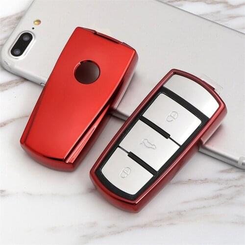 Tpu Car Key Cover Case For VW Passat B5 B6 B7 B8 CC Touran Polo Scirocco Tiguan T5 Bora Cassy Golf 4 5 6 7 3 MK7 Key Accessories
