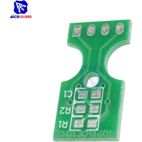 Diymore Temperature Humidity Sensor SHT10 SHT11 SHT15 PCB Board 2.54mm Pitch Adapter Plate