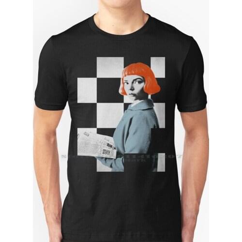 The Queens Gambit Anya Taylor T Shirt 100% Pure Cotton Queen Queens Gambit The Queens Gambit Beth Harmon The Queens Gambit