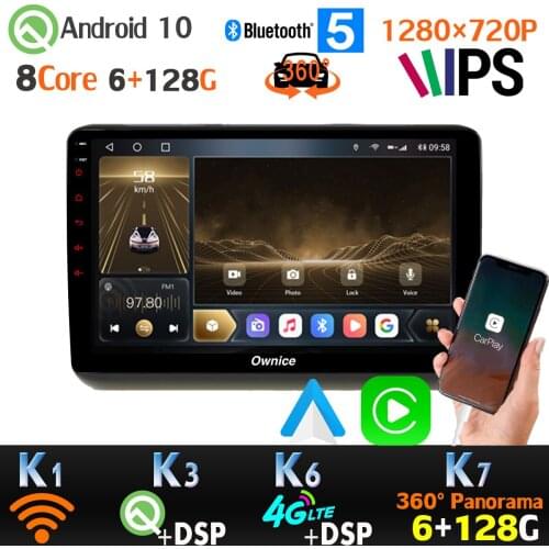 Android 10.0 1280*720P For Honda HR-V HRV XR-V XRV Vezel GPS Radio CarPlay 4G LTE WiFi DSP Head Unit HDMI auto SPDIF 360 Camera
