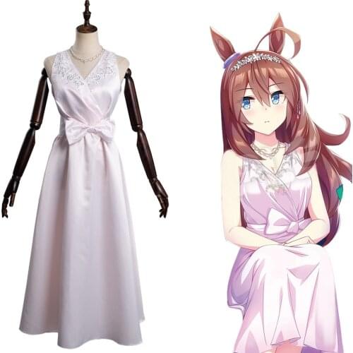 Pretty Derby Mihono Bourbon Cosplay Costume Dress Outfits Halloween Carnival Suit