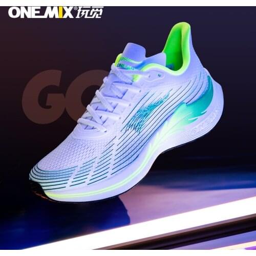 ONEMIX 2021 Breathable Men Running Shoes Sports Wild Casual Soft Comfortable New Trend Walking Shoes for Outdoor Male Sneakers