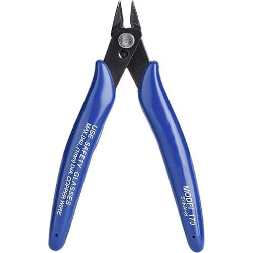 5pcs/lot New Wishful Clamp DIY Electronic Diagonal Pliers Side Cutting Nippers Wire Cutter for 3D Printer Parts