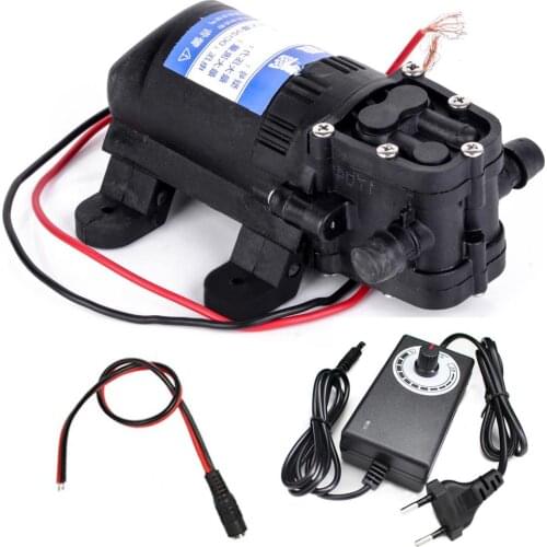 DC 12V Micro Electric Diaphragm Water Pump Agricultural Electric Water Pump Water Sprayer High Pressure Car Wash 2A 24W