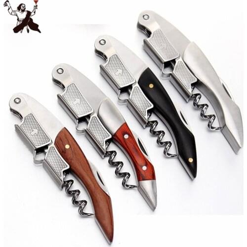 Rose WoodWine Beer Bottle Opener Corkscrew Multifunction Portable Screw Corkscrew Wine Bottle Opener Cook Bar Tool