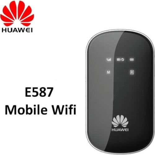 10pcs HUAWEI E587 3G 7.2 Mbps Mobile Router WiFi 3G Modem Mobile Hotspot pocket with SIM card slot