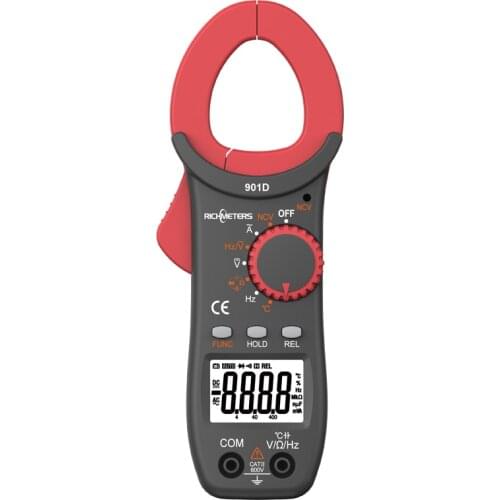RM901D 4000 counts Meter ACDC 400A Multimeter Current Clamp Tick Meter NCV True RMS Voltage Frequency Resistance Capacitance