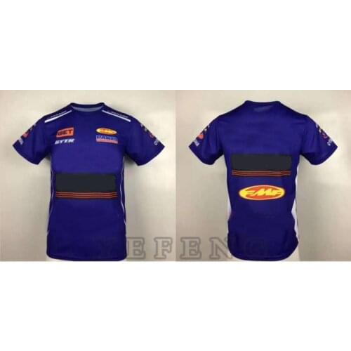 Scooter Motocross MTB Bike Riding Motorcycle Moto gp Mens T- Shirt For Yamaha Racing Team Jersey