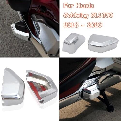Motorcycle For HONDA Goldwing GL1800 Chrome Saddlebag Guard Covers 2018 - 2020