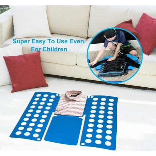 Clothes Folder Folding Board Laundry Organizer for Adult T Shirt Fast Fold Flip