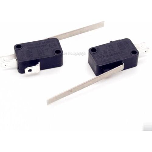 Micro Switch Limit Switch SV-163-1C25 0.3-15A 250VAC 3 Pin Long Handle 51.5mm Self Reset