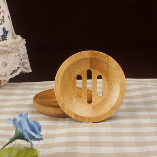 Worldwide Natural Bamboo Wood Soap Dish Storage Holder Bath Shower Plate Bathroom lin5001