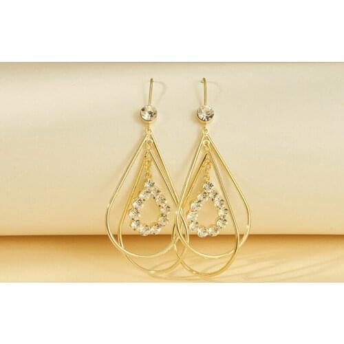 Drop-shaped pendant Fashion Simple Trend Women jewelry Earrings Personality exquisite Geometric statement party accessory