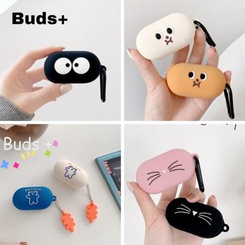 Cartoon case for Samsung Galaxy Buds Plus /Galaxy Buds 2019/ Buds + R175/170 Case Lovely Cute Bear Silicone Earphone Cover