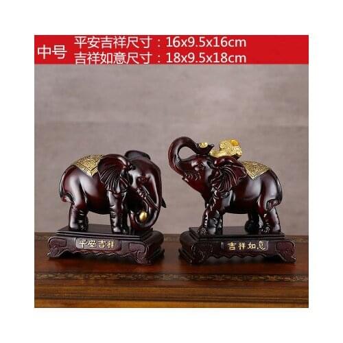 Money elephant Like an ornament an office living room TV cabinet handicraft Geomantic water Home decoration crafts statue