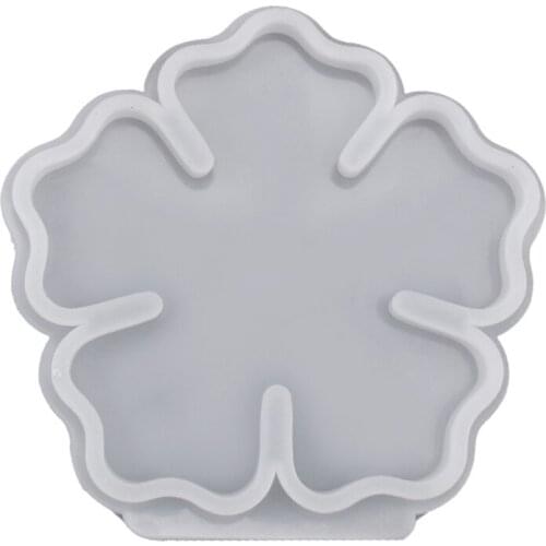 Cherry Blossom Coaster Silicone Mould DIY Crafts Cup Mat Pad Making Tool Crystal Epoxy Resin Mold