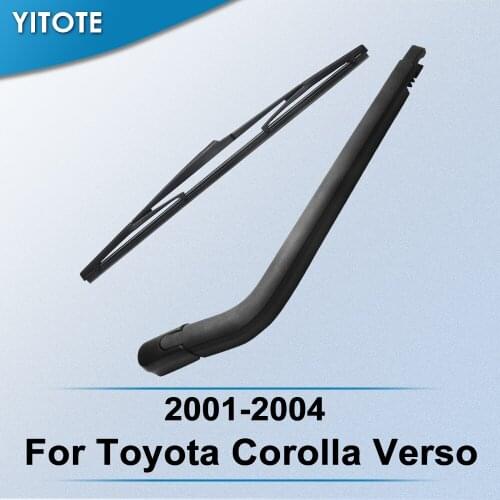 YITOTE Rear Wiper & Arm for Toyota Corolla Verso 2001 2002 2003 2004 2005 2006 2007