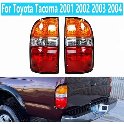 For Toyota Tacoma 2001-2004 R81550-04060 Pair Tail Light Brake Lamp Auto Rear Tail Light Assembly Replacement with Wire