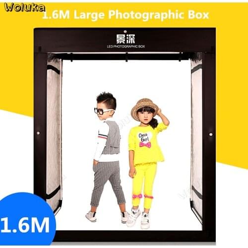 160CM LED large Photographic Box Softbox portraits clothing shooting photo lighting box cabinet scene photography CD50 T11