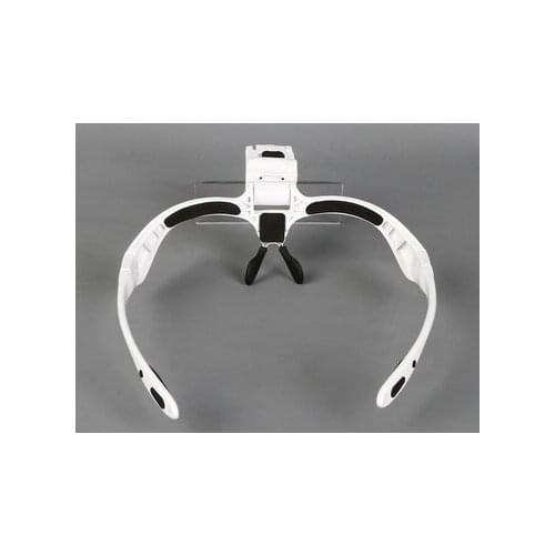 50sets 1.0X-3.5X Bracket Headband Magnifier Loupe with 2 LED Lights Lamp Eye Magnification eyelash tool DHL