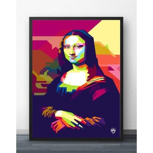 Abstract Pop Art Wall Art Paint Wall Decor Canvas Art Poster Oil Paintings for Living Room No Frame