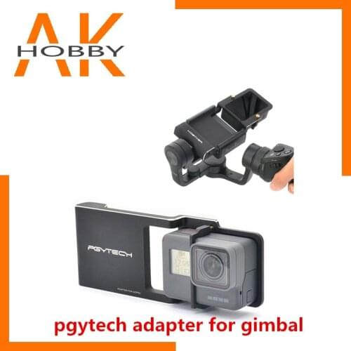 PGYTECH Adapter for DJI Osmo Mobile 2 Zhiyun Smooth 4/3/Q Xiao Yi 4K Switch Mount Plate Gimbal Camera for Gopro Hero 6 5 4 3