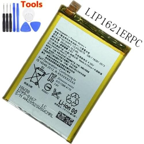 New 2620mAh LIP1621ERPC Replacement Battery For Sony Xperia X F5121 F5122 / Xperia L1 G3311 G3312 G3313 Bateria + Free Tools