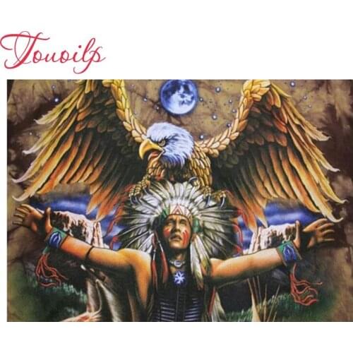 Diamond embroidery Indians and hawks 5d diy diamond painting pictures rhinestones mosaic diamond full composition 5d diamond