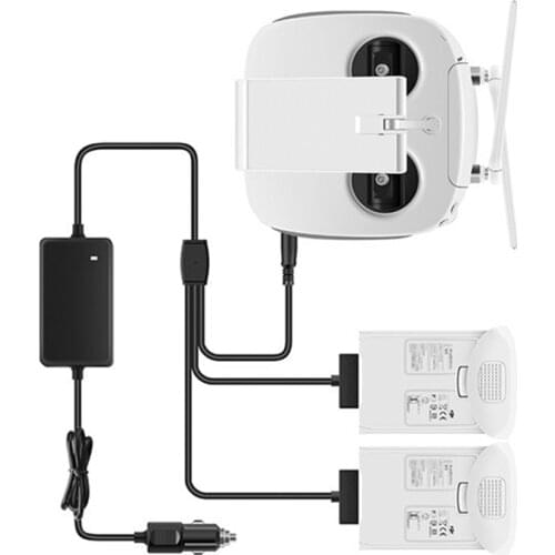 17.4V Battery Car Charger for DJI Phantom 4 PRO V 2.0 Drone Battery & Remote Control Car Charger for DJI Phantom 4 Series