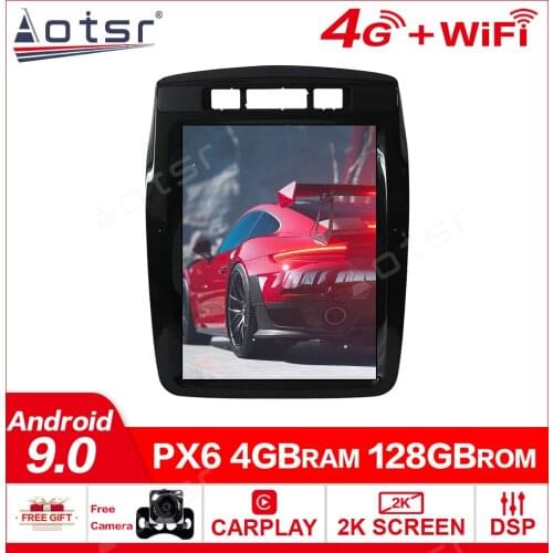 Android 9.0 128GB Tesla Vertical Screen Car Radio GPS For For Volkswagen Touareg 2010-2017 Wireless Carplay DSP WIFI stereo