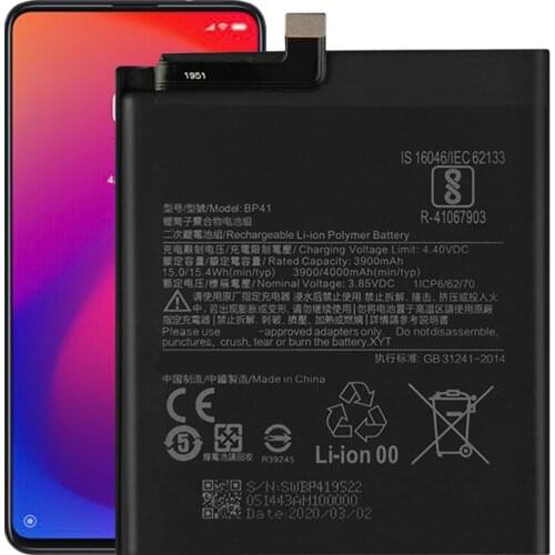 BP41 Battery For Xiaomi Redmi K20 Battery Replacement Repair Part