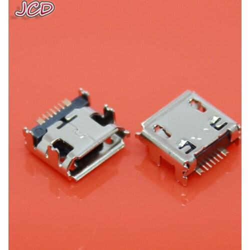 JCD 20pcs New Micro USB 7pin B type Female Connector For Mobile Phone Micro USB Jack Connector 7 pin Charging Socket for Samsung