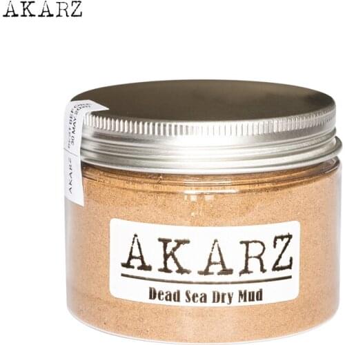 AKARZ Effect t zone care 100% pure Dead Sea Dry Mud mask Origin Jordan Treat oily skin reduce wrinkles and delay skin aging