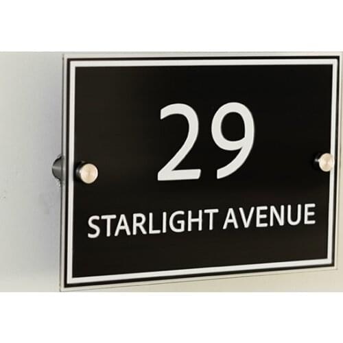 Apartment Door Number Outdoor Residential Sign plaque door address mailbox