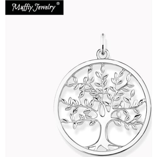 Pendant Tree 925 Sterling Silver Fit Necklace 2021 New Jewelry Europe Style Bijoux Language of Nature Romantic Gift For Women