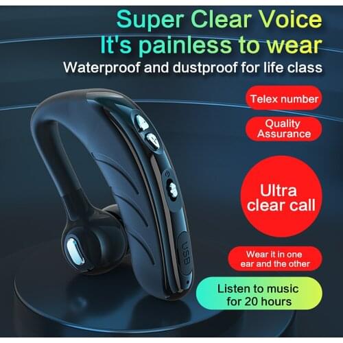 The New P13 Bluetooth-Compatible Single-Sided Headset Upgraded V5.1 Bluetooth Chip High-End Business Meetings For All Smartphone