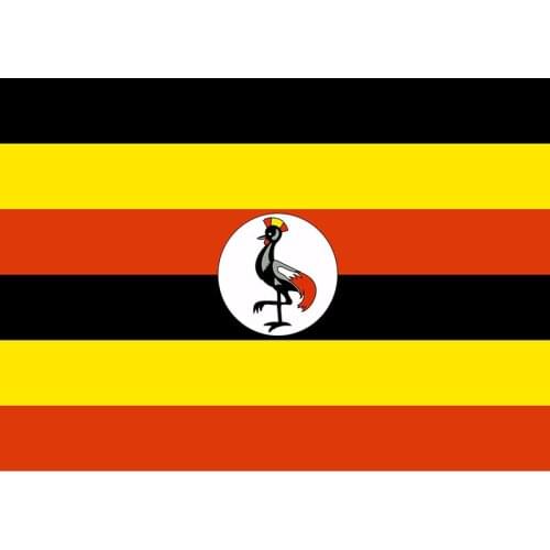 Yehoy hanging 90*150cm Uganda Flag For Decoration