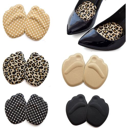 Sole High Heel Foot Cushions Forefoot Anti-Slip Insole Breathable Shoes Pad Soft Braces Supports Sock Slider Foot Massager Pad