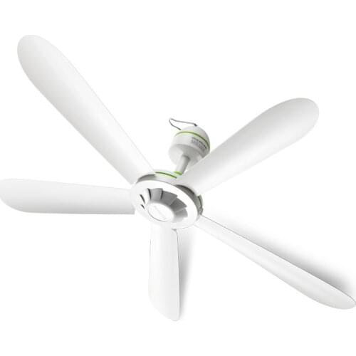 ZL10-70 220V 15w Ceiling Fan Mute Electric fan 5 Fan leaves Plastic Single Gear Pure copper 3m four gears Timed extension line