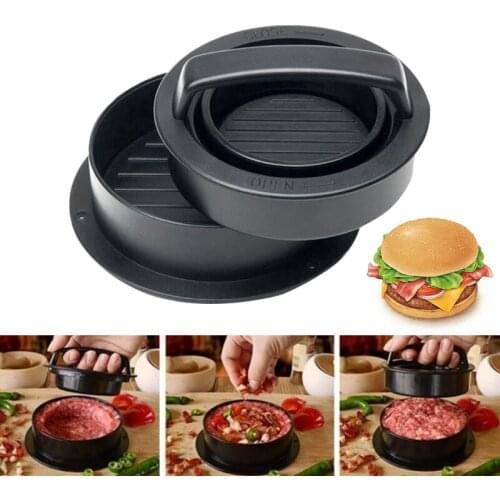 ABS Hamburger Maker Round Shape Burger Press Kitchen Meat Press Beef Grill Hamburger Press Patty Maker Mold Kitchen Gadgets