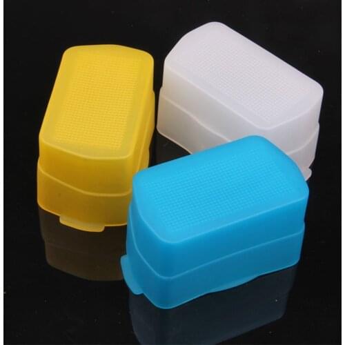 White+Blue+Yellow Flash Bounce Diffuser Set for Canon 580EX II Yongnuo YN560 YN-565EX YN568EX Godox V850 V860C TT685 TT600 TT520